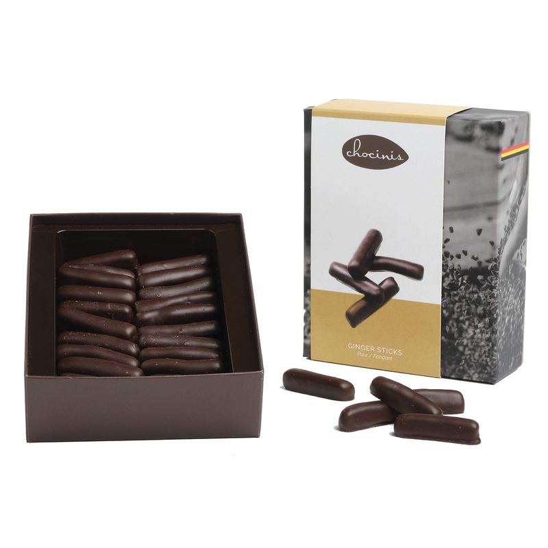 Duva Premium ginger sticks covered in Belgian dark chocolate 250g