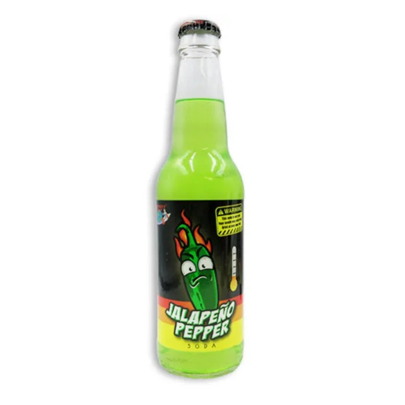 Hot Jalapeno Pepper Soda: 24-Piece Case