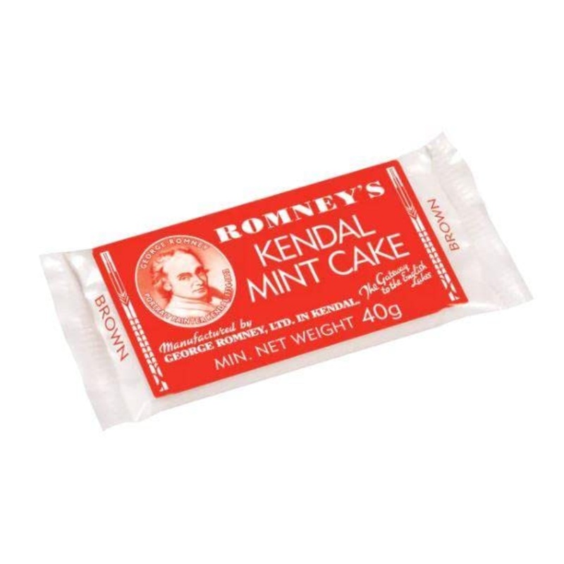 Kendal Mint Cake Romney's Brown Kendal Mintcake Bars 40g X1