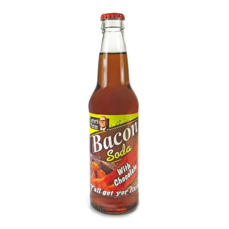 Lesters Fixins Soda - Chocolate Bacon: 24-Piece Case