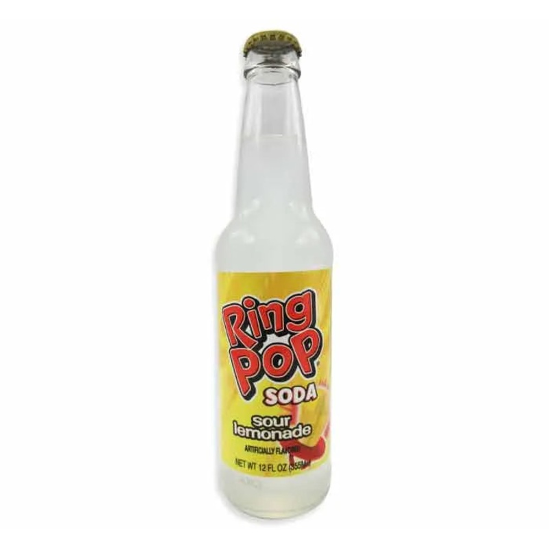 Ring Pop Sour Lemonade Soda: 24-Piece Case