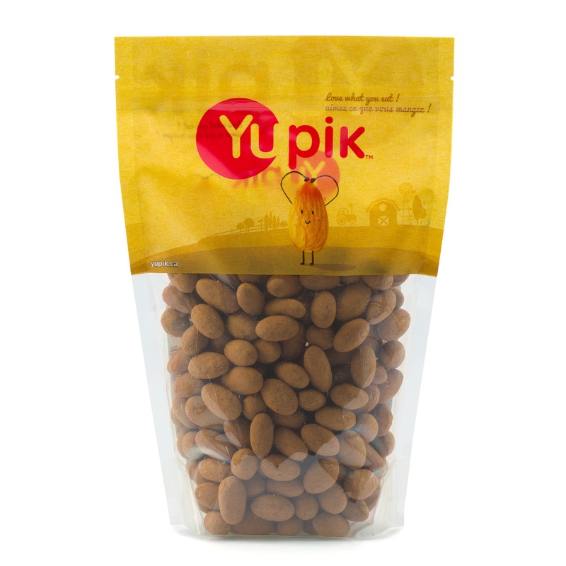 Yupik Cocoa Dusted Milk Chocolate Covered Almonds 1 kg 6 Count Kosher Whole Nuts Almonds Dipped in Fine Milk Chocolate Covered in Cocoa Powder Crunchy & Smooth Chocolate Candy Unique Sweet Snacks 6 kg