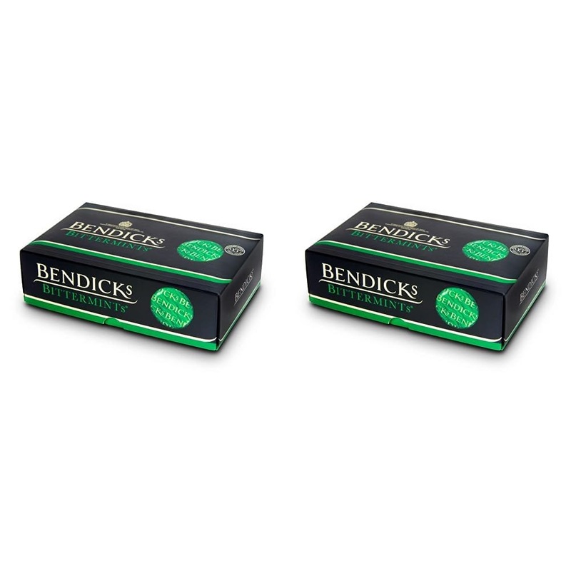 Bendicks Chocolate Bittermints Vegan 400g (Pack of 2)