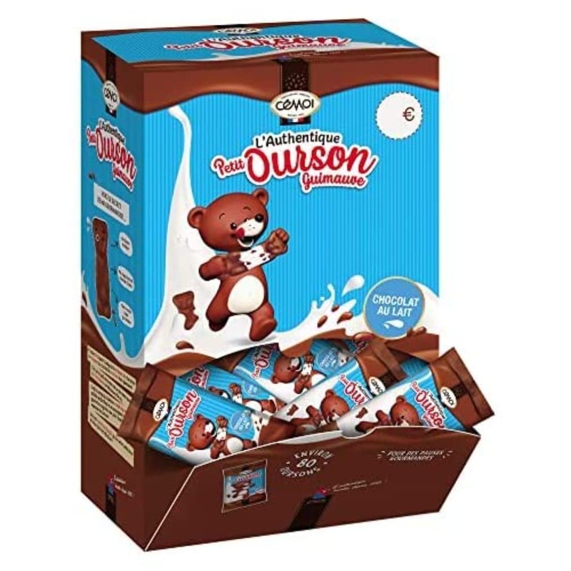 C moi - Distributor The Authentic Little Marshmallow Bear Milk Chocolate - Made in France 80 Pieces (1 kg)