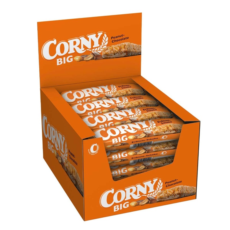 Corny Big Peanut Chocolate Muesli Bar 24x50g