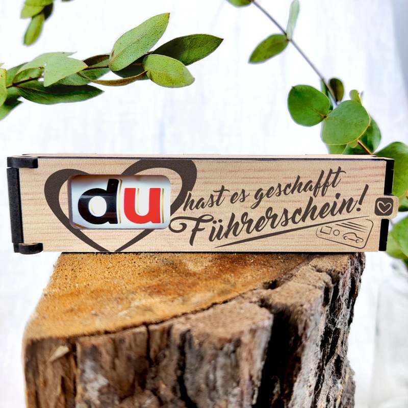 Driver's license passed gift - chocolate bar gift box including duplo you did it!Driver's license!- F hrerschein gift gift to a driver's license congratulations on the driver's license