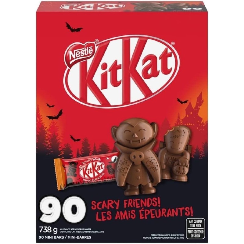 Kit Ket NESTL KITKAT Halloween Scary Friends 90 pack 738 g