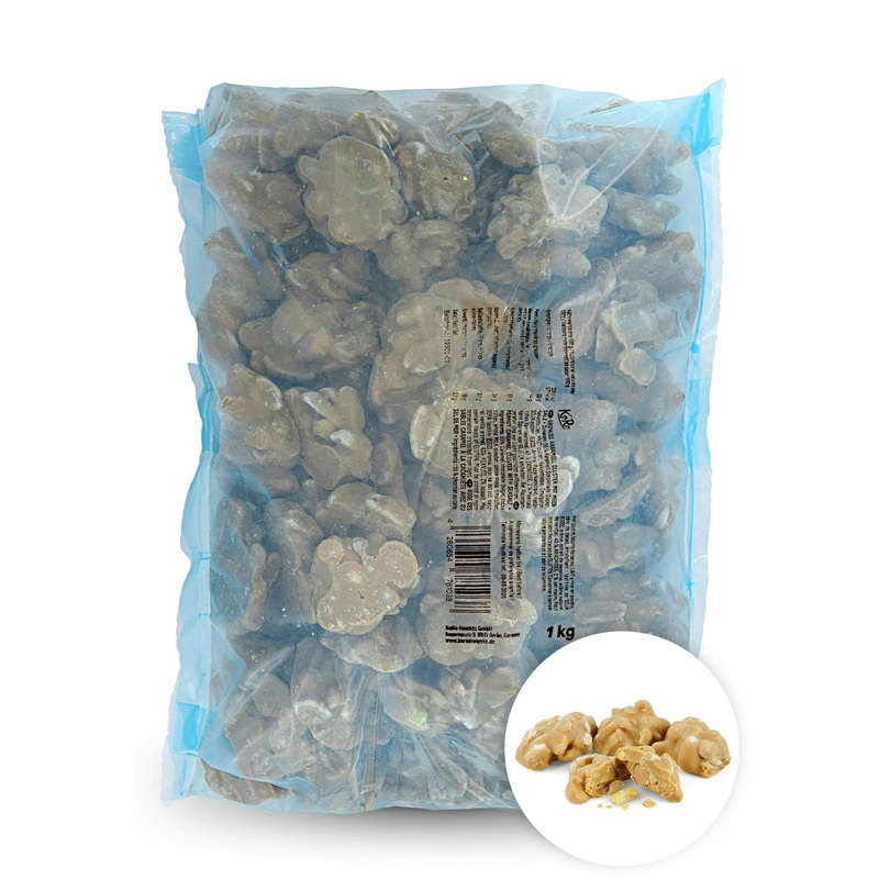 KoRo - Peanut Caramel Cluster 1kg - Belgian caramel chocolate - Crunchy roasted peanuts - Refined with sea salt