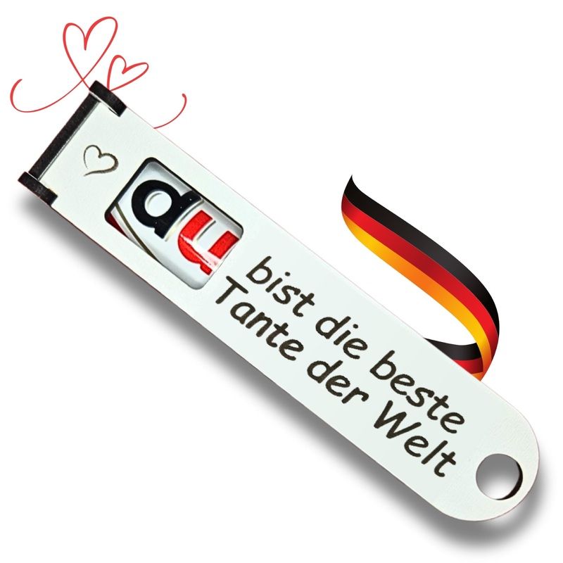 You are the best aunt in the world - Original DUPLO chocolate bar gift box with banknote compartment to personalize (aunt)