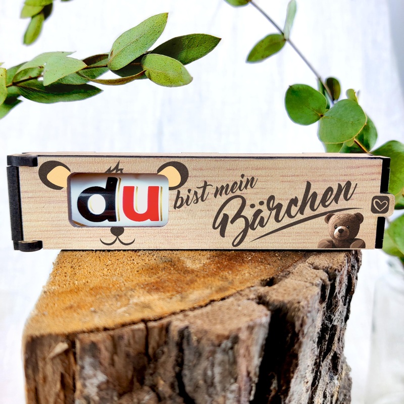 Bear gift - chocolate bar gift box incl. Duplo You are my bear - partner gifts gift for partners gift for friend gift for man friend gift gift husband