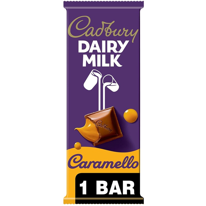 CADBURY DAIRY MILK Candy Bar - Milk Chocolate and Creamy Caramel - 4 Oz