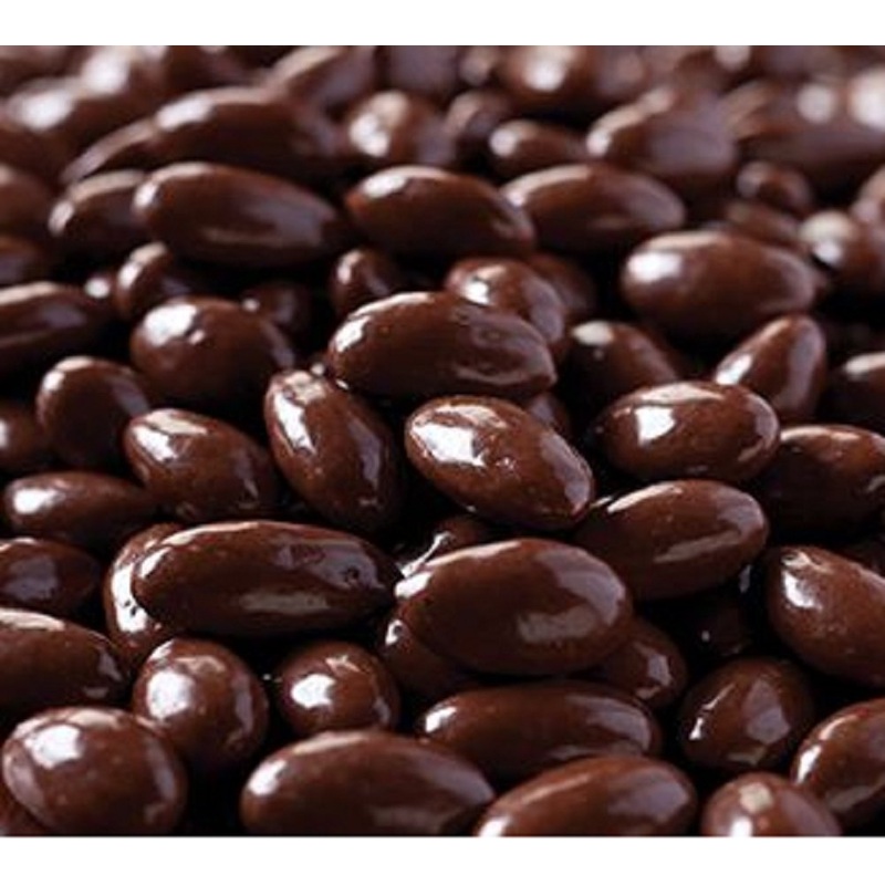 Gourmet Dark Chocolate Covered Almonds by Its Delish (5 lbs) 5 Pound (Pack of 1)