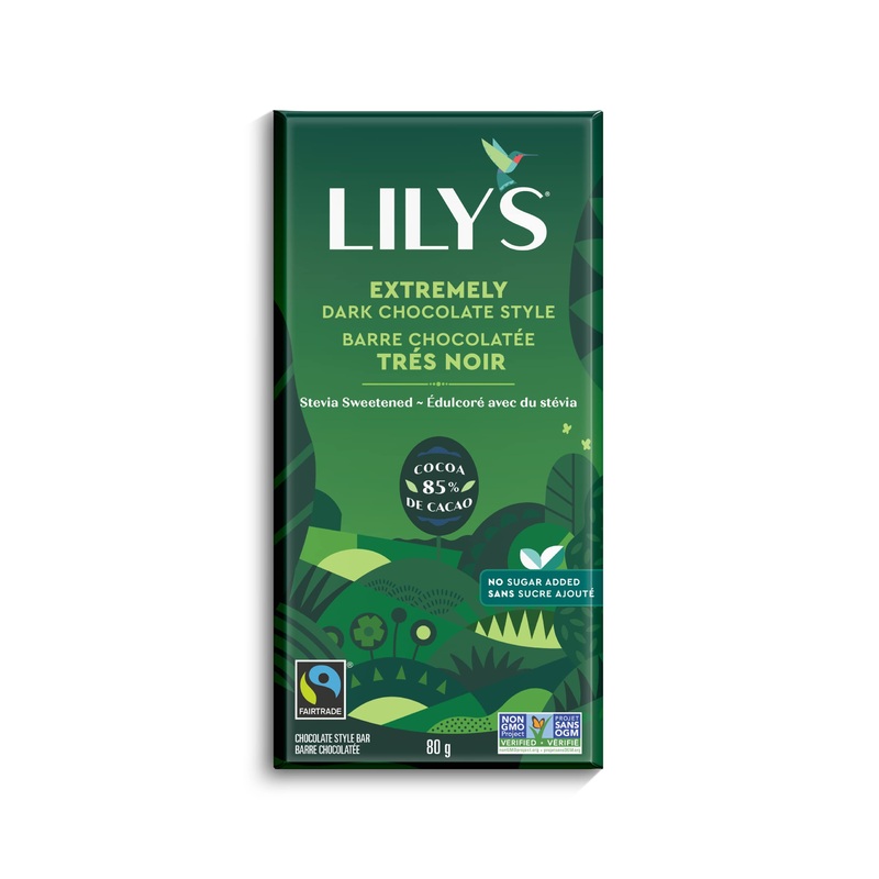 Lily's Sweets 85% Extremely Dark Chocolate 12 pack