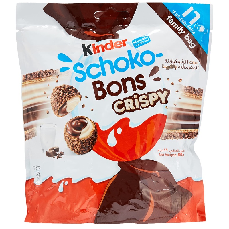 Children chocolate bons crispy 89g