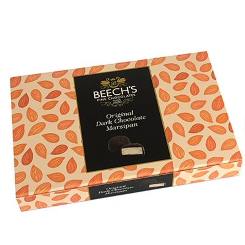 Dark Chocolate covered Marzipan 150g by Beech's