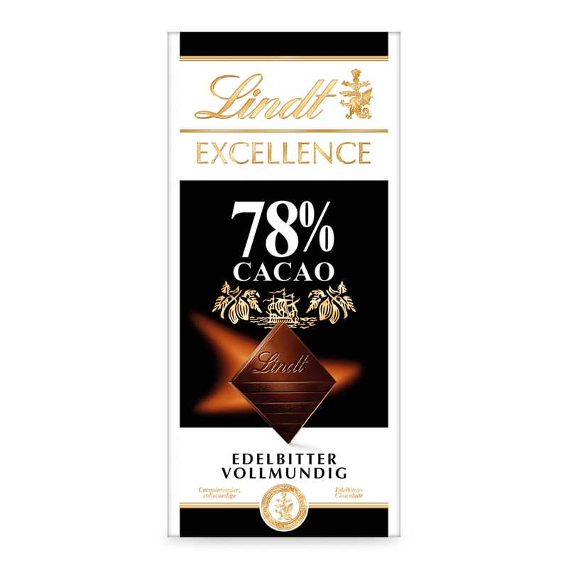 Lindt Excellence 78 % cocoa - noble bitter chocolate |10 x 100 g Tafel |Full-bodied bitter chocolate |Intensive cocoa taste |Dark chocolate |Vegan chocolate excellence 78%
