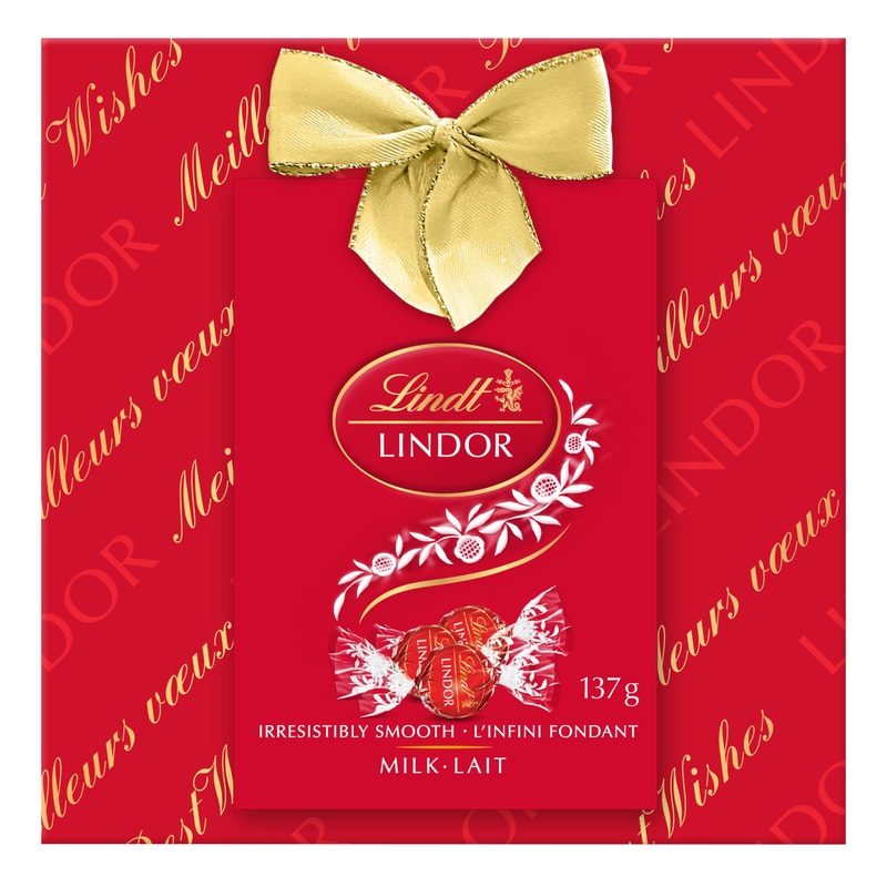 Lindt LINDOR Milk Chocolate Truffles Gift Box 137 Grams Milk 137 g (Pack of 1)