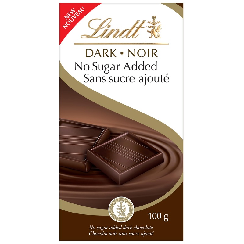 Lindt No Sugar Added Dark Chocolate Bar 100 Grams