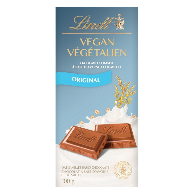Lindt Vegan Original Chocolate Bar 100 Grams Chocolate Full Size