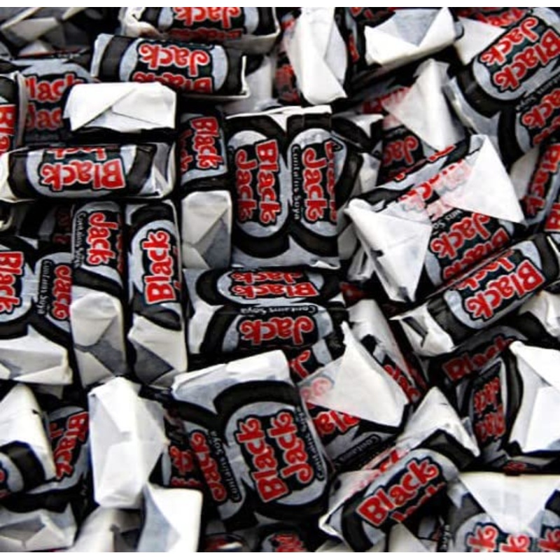 Barratts Black Jack 60 Chew Bars (Halal) Delicious Tasty And Twisty Treat Gift Hamper For Birthday Christmas Sold By Kidzbuzz