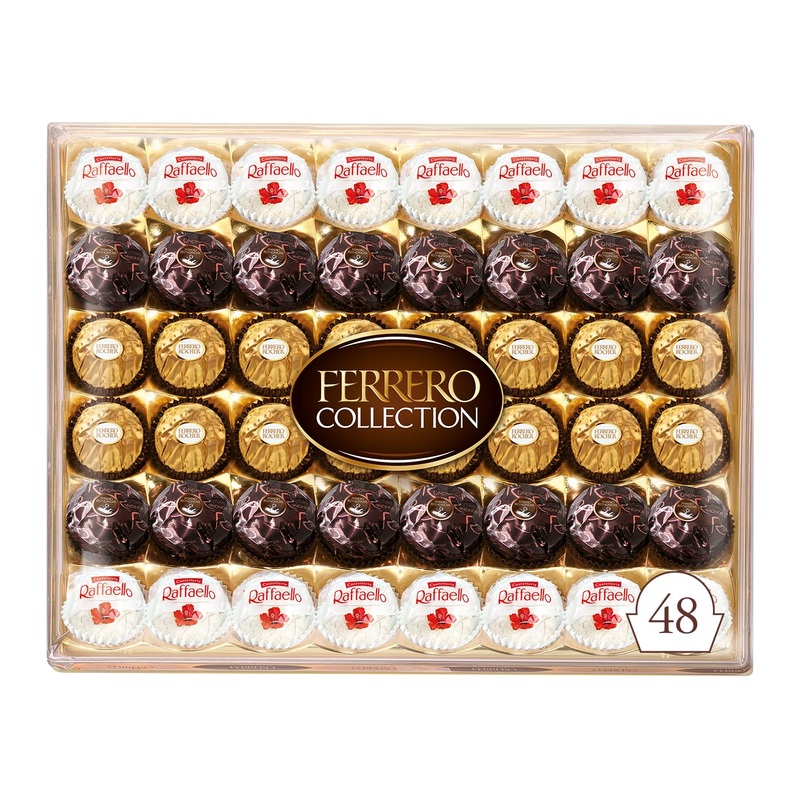 FERRERO COLLECTION Fine Assorted Chocolate and Coconut Confections Chocolate Gift Box 48 Confections Ideal Hostess Gift 518g 48 pieces
