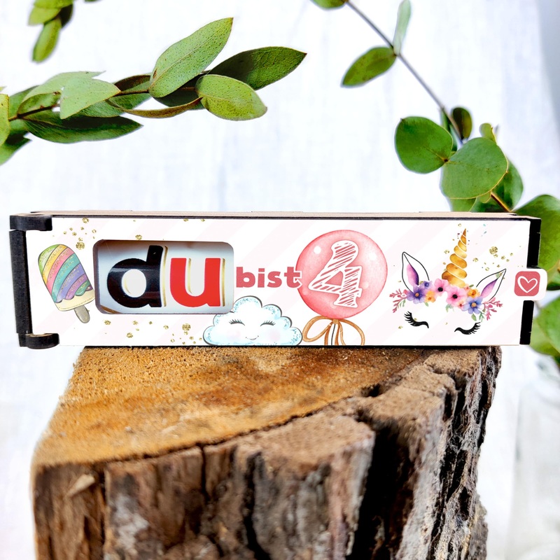 Gift girls 4 years - chocolate bar gift box incl. Duplo unicorn - gift 4 years girls girls 4 years gift ideas gifts for 4 year old girls 4 years girls girls 4 years 04 unicorn