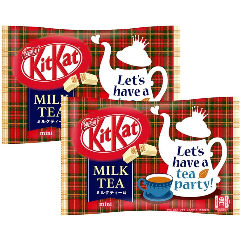 KitKat Mini "Milk Tea Flavor" 2 bags With MAIKO sticker Pio big bazar