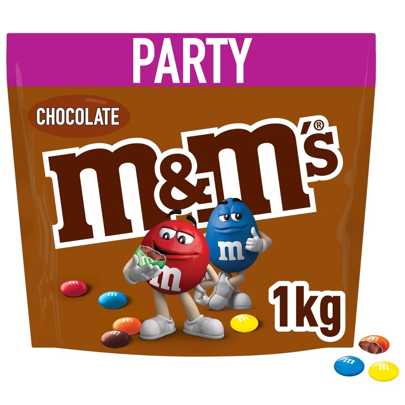 M&M'S Chocolate bulk pack of chocolate Ramadan gifts chocolate lentils party mix (1 x 1kg)