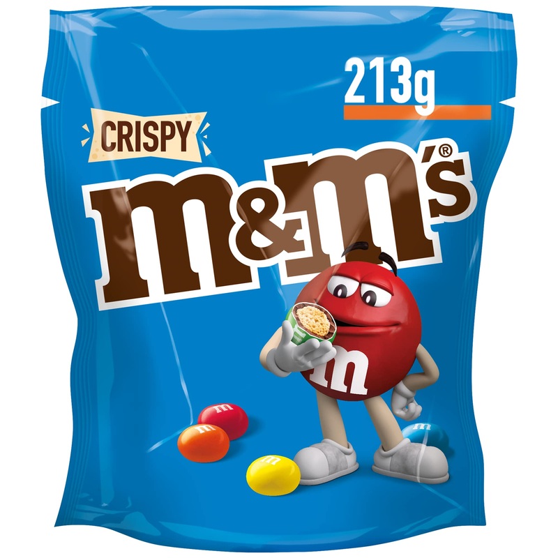 M&M'S Crispy chocolate lentils with crunchy core chocolate 1 pack (1 x 213g)