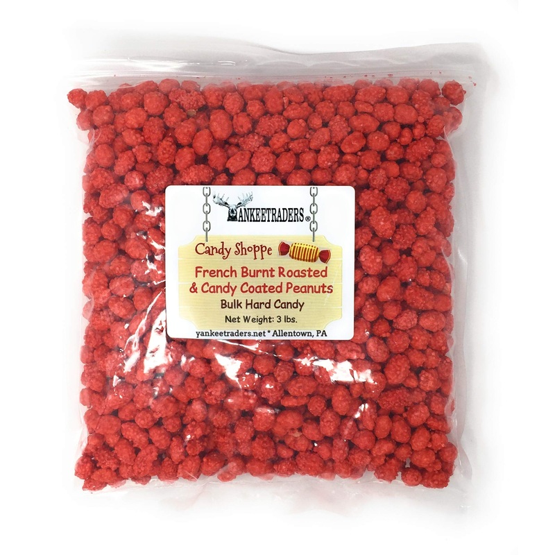 YANKEETRADERS French Burnt Roasted  Candy Coated Peanuts 3 lb Bulk