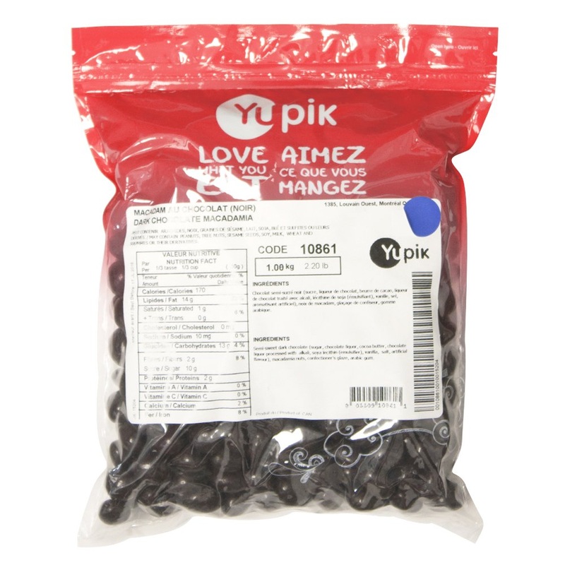 Yupik Dark Chocolate Coated Macadamia Nuts 1Kg