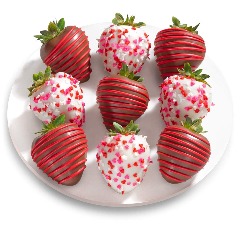 9 Love Bites Chocolate Covered Strawberries (Fun Size)