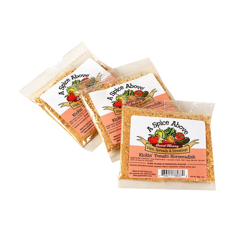 A Spice Above Dip Mix - Horseradish | Refreshing & Creamy Cucumber Herb Dip | Perfect For Easy Cooking, Dips, Spreads & Recipes