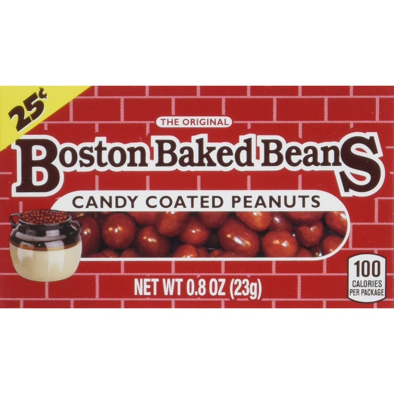 Boston Baked Beans Candy Coated Peanuts 0.8 Ounce (Pack of 24) 0.81 Ounce (Pack of 24)