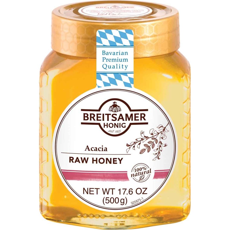 Breitsamer Acacia Honey Jar, 17.6 Ounce (Pack Of 6)