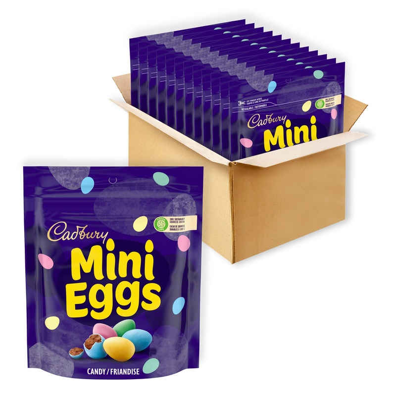 Cadbury Mini Eggs Chocolatey Candy Eggs 170 g (Pack of 12) Chocolate 170g