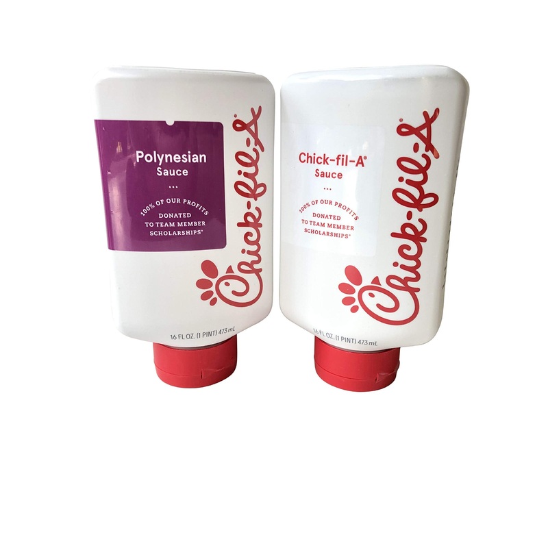 Chick-Fil-A Sauce Bundle - Chick-Fil-A Sauce And Polynesian Sauce - 16 Ounces Each - Set Of 2