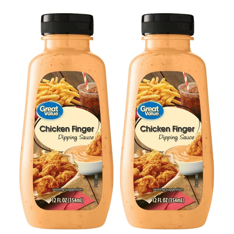 Chicken Finger Dipping Sauce, Dupe For Famous Canes Sauce, 12 Fl Oz Bottles 2-Pack