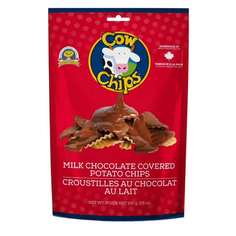 COW Chips - Milk Chocolate Covered Potato Chips 100 gr (Pack of 1)