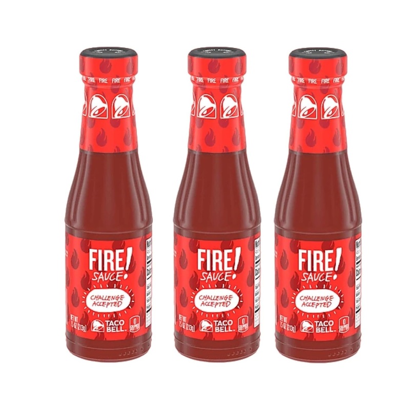 Generic Taco Bill Fire Hot Sauce, 7.5 Ounce (Pack Of 3)