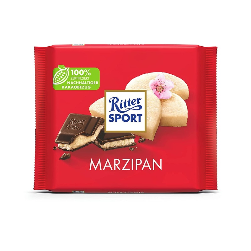 Knight Sport Marzipan 100 g dark chocolate filled with noble marzipan made of California almonds filled semi-bitterson chocolate made of noble cocoa with marzipan