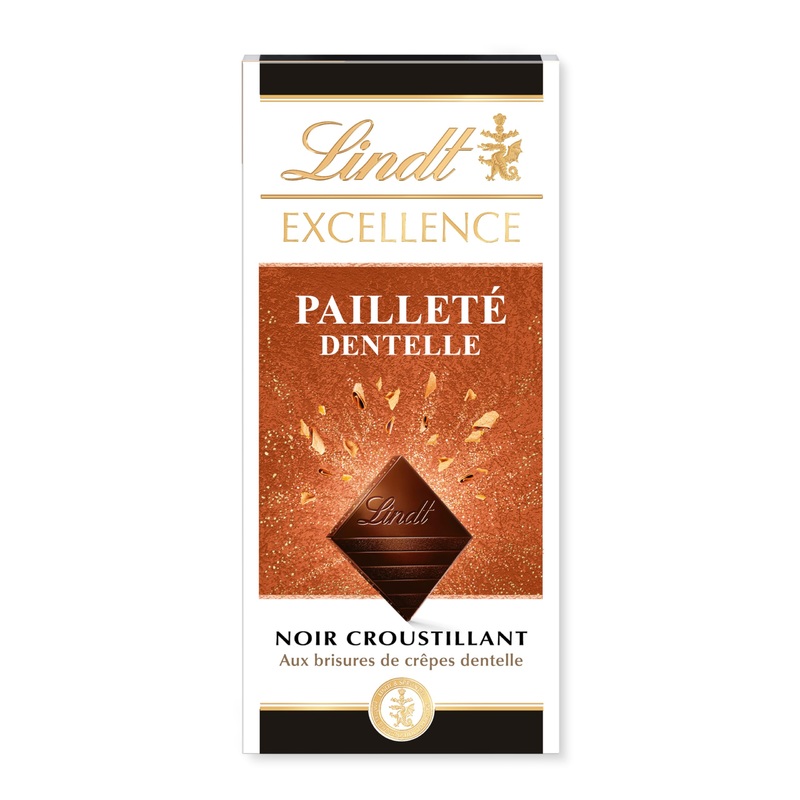 Lindt - EXCELLENCE Lace Glitter Tablet - Dark Chocolate 100g