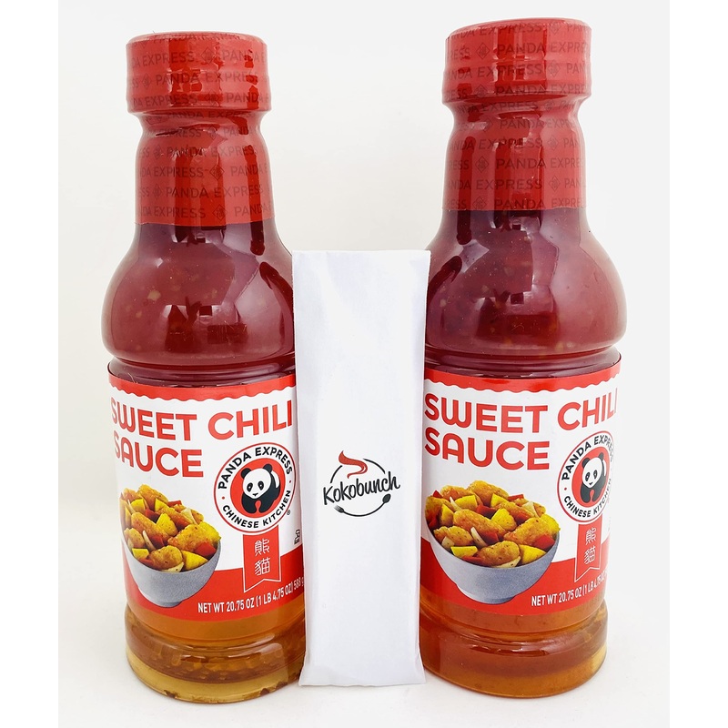 Panda Express Gourmet Chinese Sweet Chili Sauce With Kokobunch Kit 2-20.75Oz Pack
