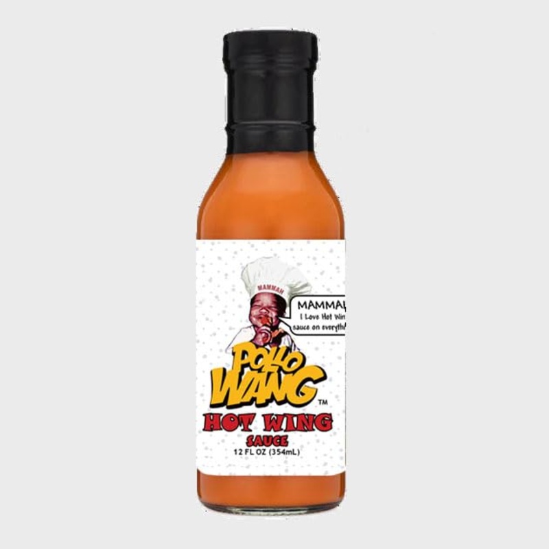 Pollo Wang Hot Wing Sauce, 12 Fl Oz
