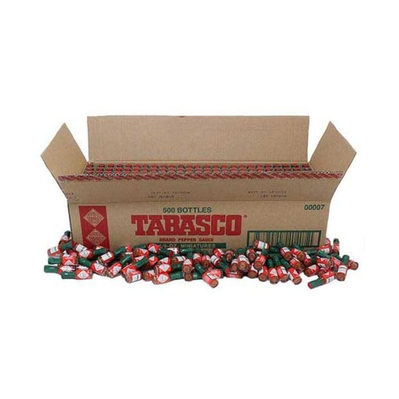Tabasco Brand Original Red Pepper Sauce, Medium Hot Sauce, Mini Glass Bottles, Classic Flavor, Perfect For Travel & Gifts, Great