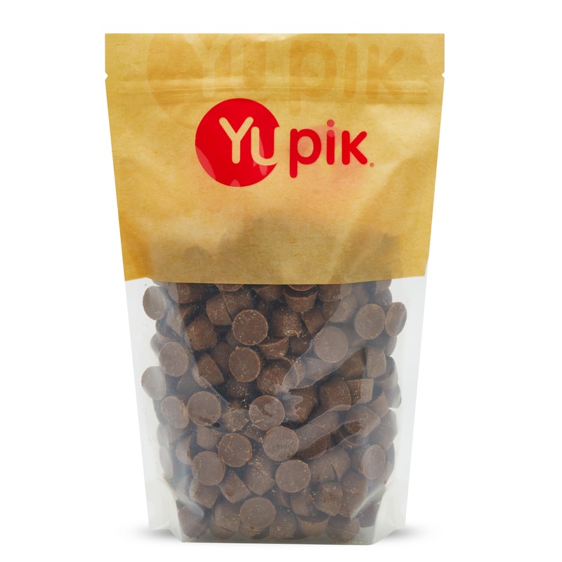 Yupik Mini Peanut Butter Cups 1 kg Kosher Milk Chocolate Goblets Peanut Butter Filling Smooth & Creamy Delicious Snacks Ideal for Baking Topping & Gifting 1.0 kg (Pack of 1)