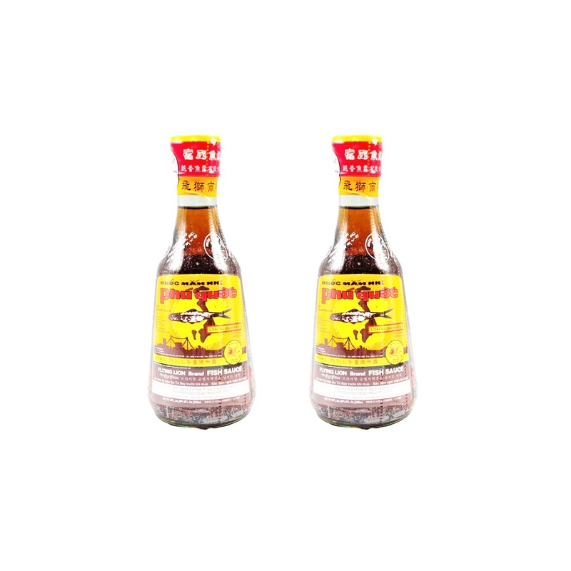 2 Packs - Phu Quoc Flying Lion Fish Sauce - Nuoc Mam Phu Quoc Su Tu Bay - 300Ml