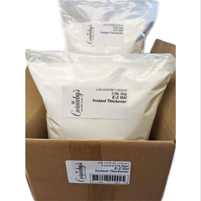 Cornaby'S E-Z Gel Instant Food Thickener 5 Pounds | Gluten-Free, Non-Gmo, All-Natural, Instant Food Starch Granules For Thickeni