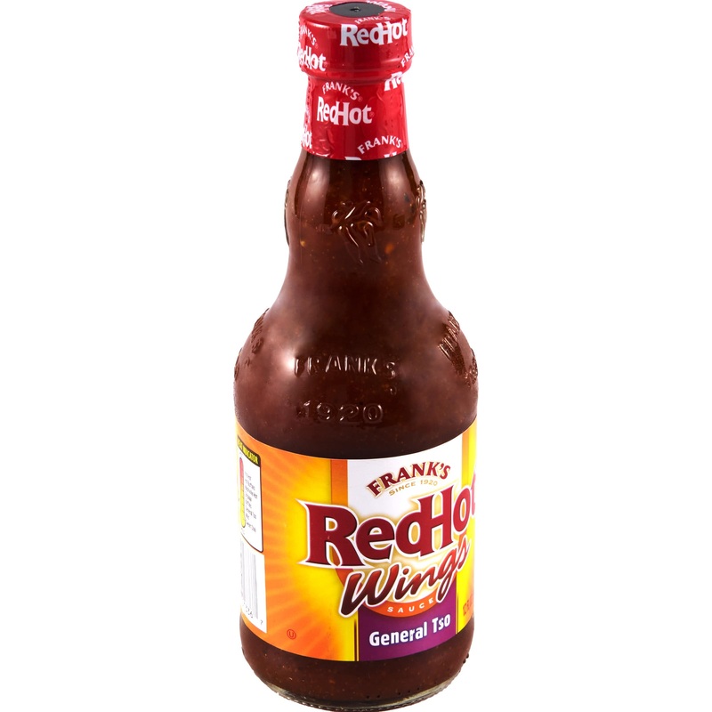 Franks Redhot Wings Sauce, General Tso, Dipping Sauce, For Chicken, Shrimp, Stir-Fry, Noodles, And More, 12 Fl Oz