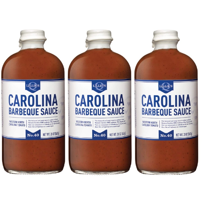 Lillie'S Q Barbeque Sauce, 3 Pack, Carolina